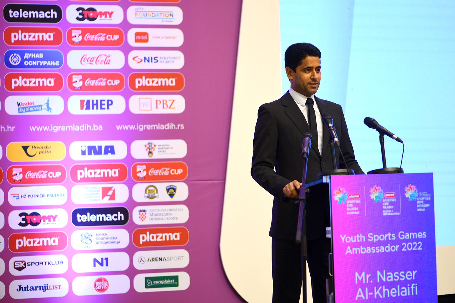 Nasser Al-Khelaifi novi Ambasador Plazma Sportskih igara mladih