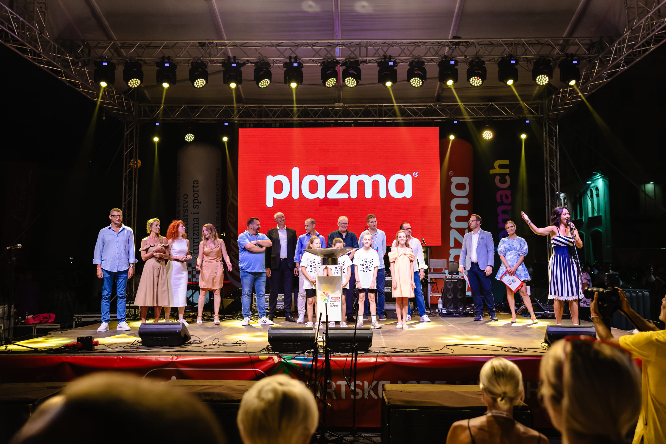 Svečanost zatvaranja 27. sezone Plazma Sportskih igara mladih na Rivi u Splitu